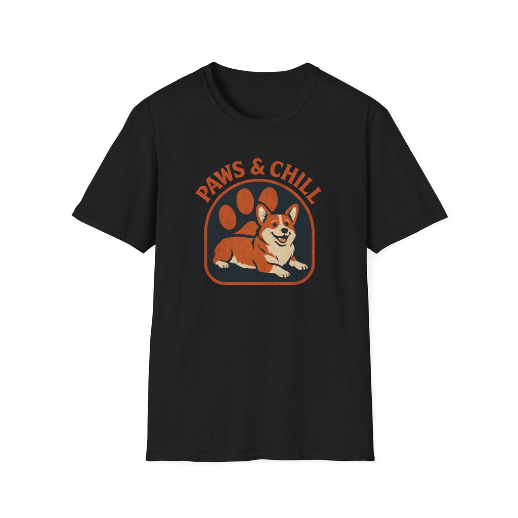 Corgi Paw Print T-Shirt