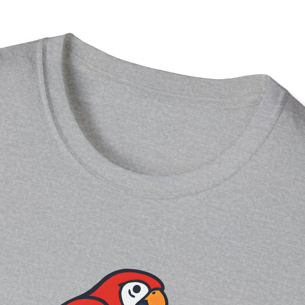 Parrot on Heart T-Shirt