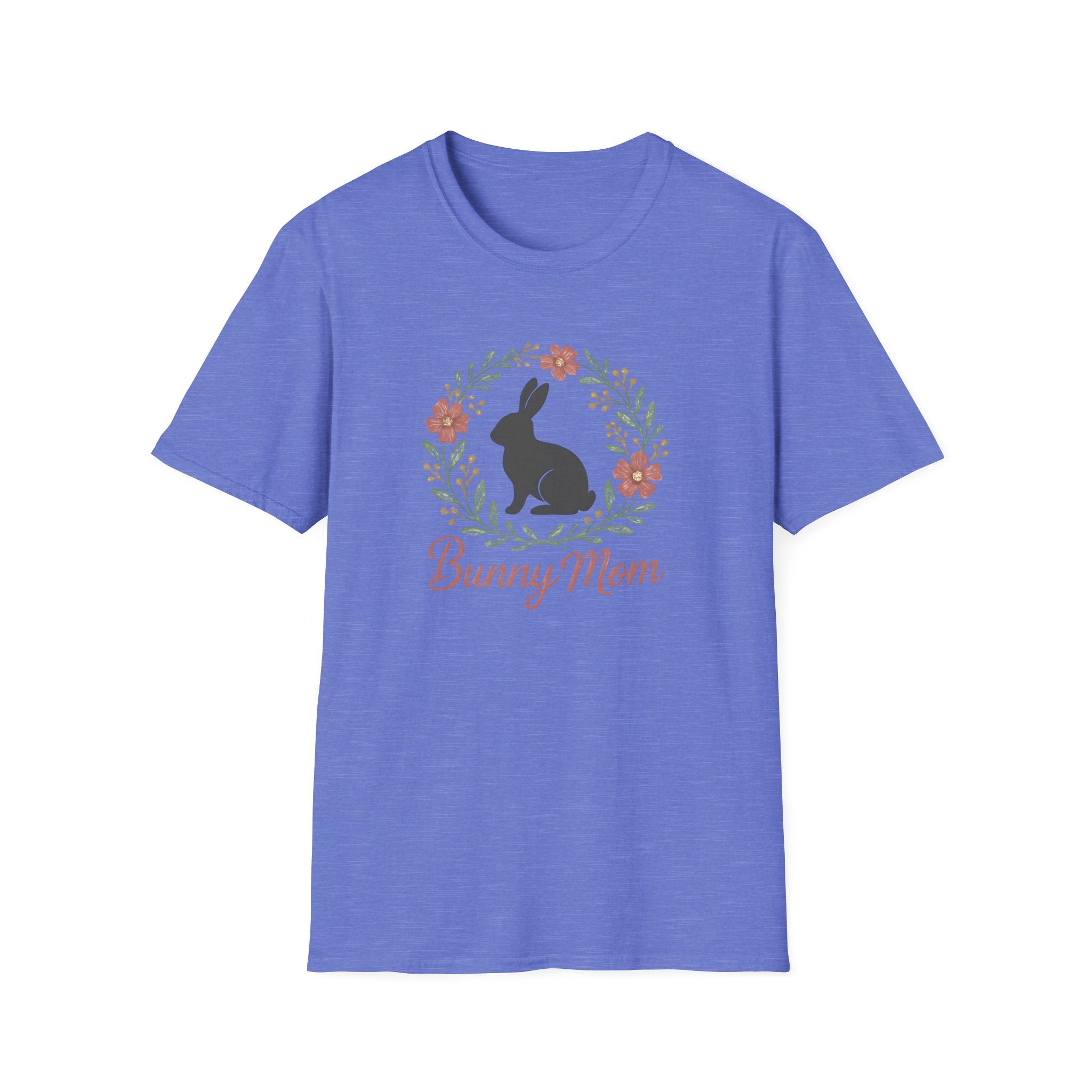 Bunny Mom Floral Wreath T-Shirt