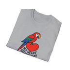 Parrot on Heart T-Shirt