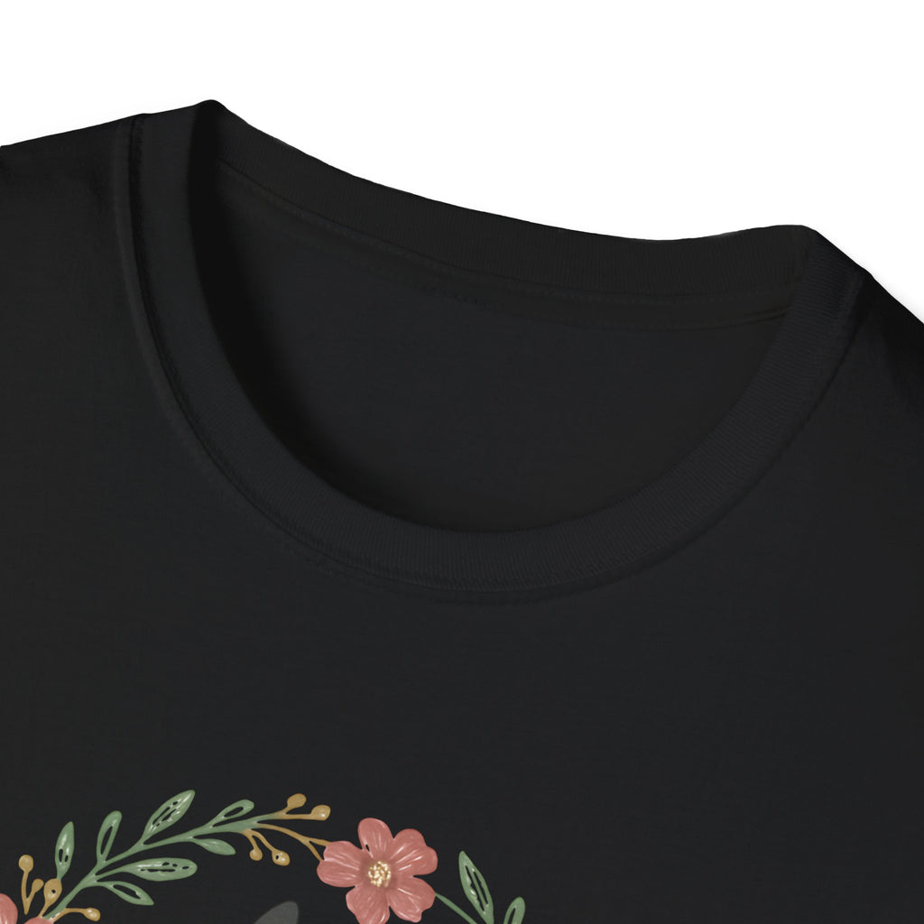 Bunny Mom Floral Wreath T-Shirt