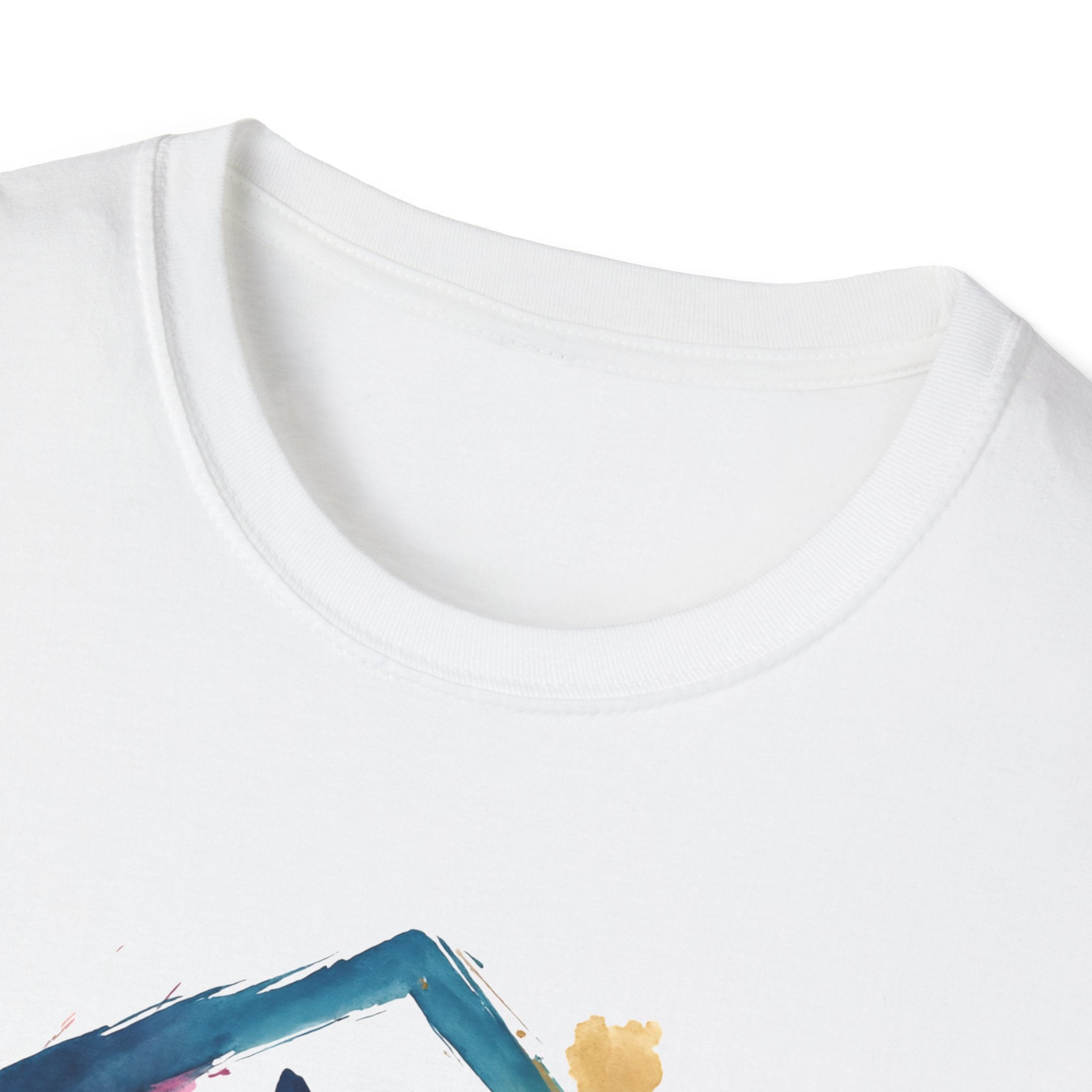 Watercolor Cat Inside House T-Shirt